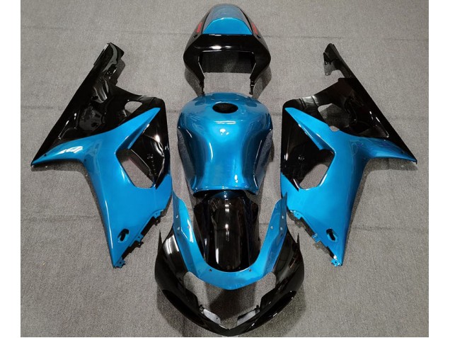 01-03 Hellblau & Schwarz Glänzend GSXR 600-750 Verkleidung