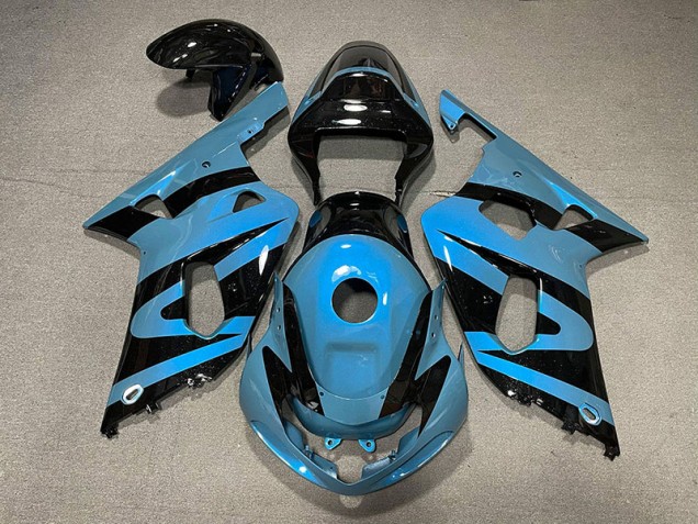 01-03 Perlhellblau & Schwarz GSXR 600-750 Verkleidung