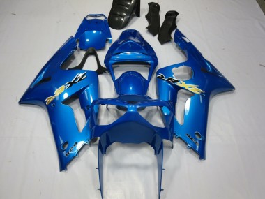 03-04 Blauer Ninja ZX6R Verkleidung