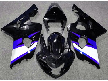 04-05 Schwarz Glänzend & Blau GSXR 600-750 Verkleidung