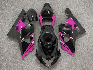 04-05 Schwarz Glänzend & Pink GSXR 600-750 Verkleidung