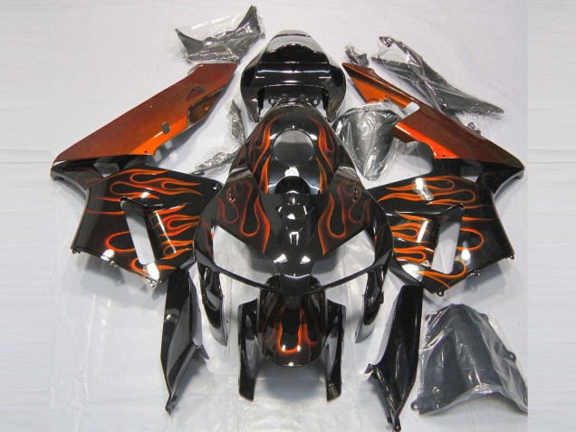 05-06 Gebranntes Orange Flame CBR600RR Verkleidung