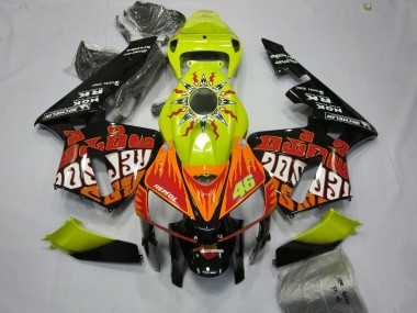 05-06 Leuchtend Gelb Rossi CBR600RR Verkleidung