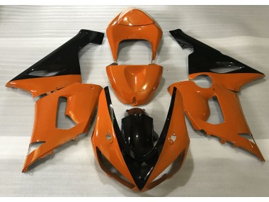 05-06 Orange Glänzend & Schwarz ZX6R Verkleidung