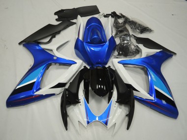 06-07 Blau & Weiß GSXR 600-750 Verkleidung