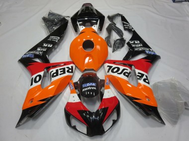 06-07 Leuchtend Repsol Stil CBR1000RR Verkleidung