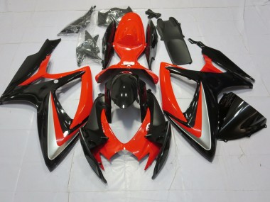 06-07 Orange Silber & Schwarz GSXR 600-750 Verkleidung