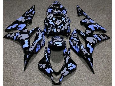 07-08 Blau & Grau Camouflage CBR600RR Verkleidung