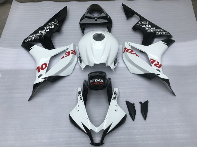 07-08 Weiß & Rot Glänzend Repsol CBR600RR Verkleidung