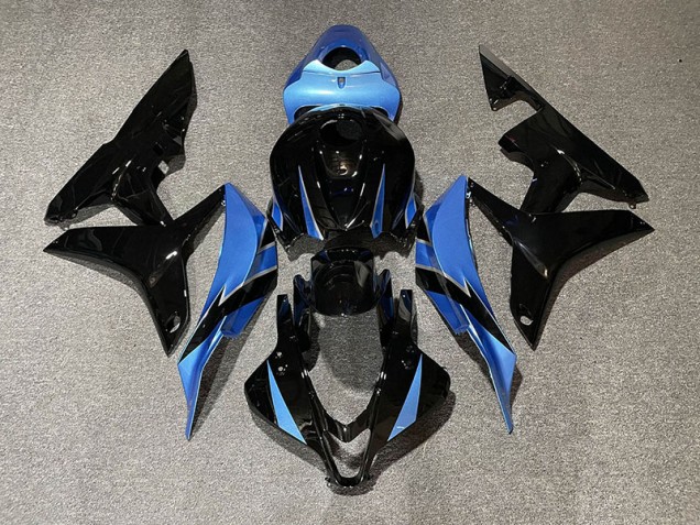 07-08 Schwarz Glänzend & Hellblau CBR600RR Verkleidung