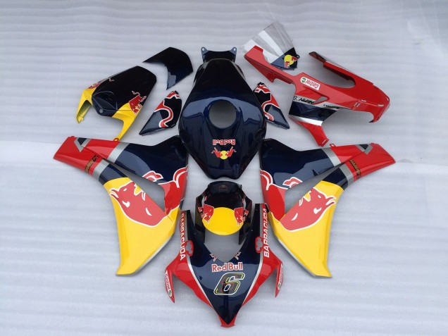 08-11 Blau Rot Bull CBR1000RR Verkleidung