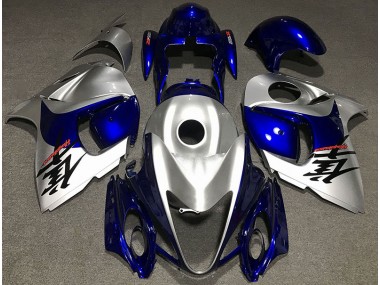 08-20 Silber Glänzend & Blau GSXR 1300 Verkleidung