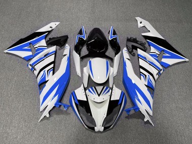 09-12 Blau-Weiß-Schwarz-Zack ZX6R Verkleidung