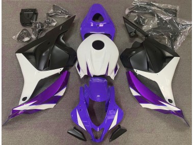 09-12 Glanz Lila Weiß & Violett CBR600RR Verkleidung