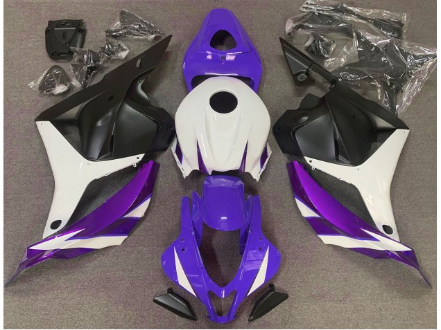 09-12 Glanz Lila Weiß & Violett CBR600RR Verkleidung