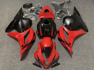 09-12 Rot & Matt Schwarz CBR600RR Verkleidung