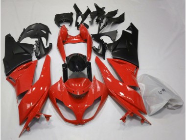 09-12 Rot & Schwarz Glänzend ZX6R Verkleidung