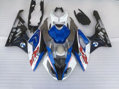 09-14 Alien Blau & Weiß S1000RR Verkleidung