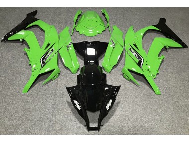 11-15 Glänzend Grün & Logos ZX10R Verkleidung