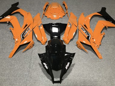 11-15 Orange Glänzend & Logos ZX10R Verkleidung