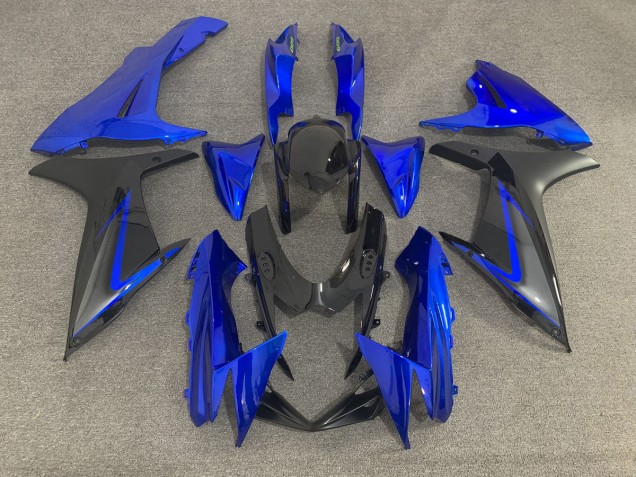 11-24 Blau Schwarz & Grau GSXR 600-750 Verkleidung