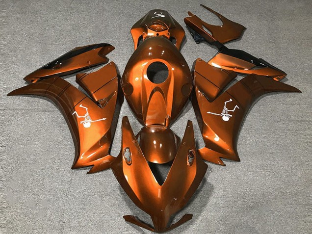 12-16 Dunkelorange Glänzend CBR1000RR Verkleidung