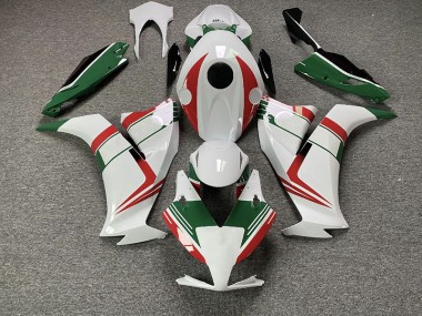 12-16 Rot Glänzend & Grün CBR1000RR Verkleidung