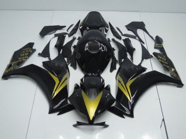 12-16 Schwarz & Gold CBR1000RR Verkleidung