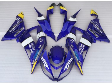 13-18 Blauer Stil ZX6R Verkleidung