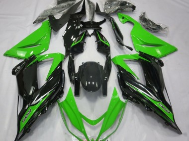 13-18 Grün & Schwarz ZX6R Verkleidung