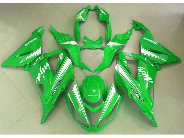 13-18 Grüner Ninja ZX6R Verkleidung