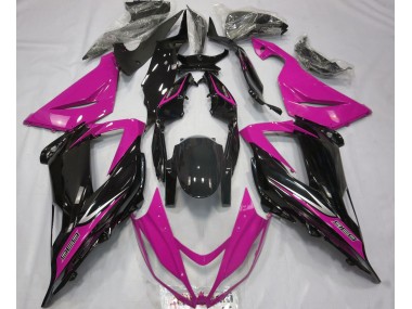 13-18 Schwarz & Pink ZX6R Verkleidung