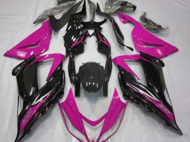 13-18 Schwarz & Pink ZX6R Verkleidung