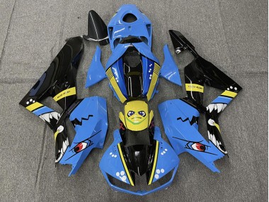 13-23 Blauer Hai CBR600RR Verkleidung