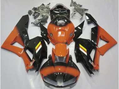 13-23 Glanzorange & Schwarz Verblassen CBR600RR Verkleidung