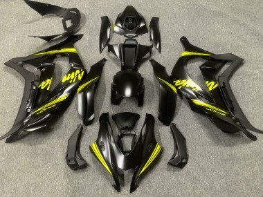 16-19 Satinschwarz & Gelb ZX10R Verkleidung