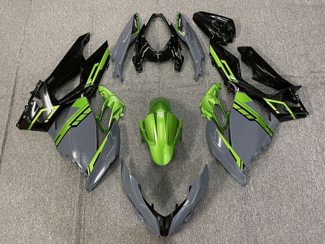 18-23 Nardo Grau & Grün Ninja 400 Verkleidung