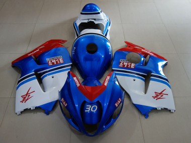 97-07 Ozeanblau & Logos GSXR 1300 Verkleidung