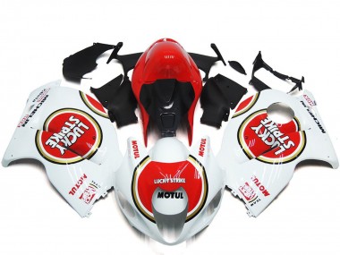 97-07 Rot Lucky Strike Stil GSXR 1300 Verkleidung